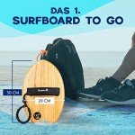 Handboard - Sturdy Hardwood Surfboard for All Ages