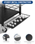 Mythinglogic Golf Storage Rack with Wheels