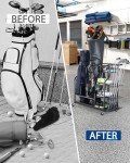 Mythinglogic Golf Storage Rack with Wheels