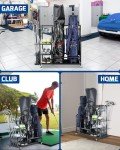 Mythinglogic Golf Storage Rack with Wheels