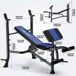 Adjustable Weight Bench with Leg Extension & Curl
