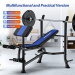Adjustable Weight Bench with Leg Extension & Curl