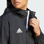 Adidas Men's Weather-Resistant Jacket in Black