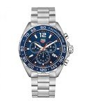 TAG Heuer Men's Formula 1 43mm Steel Bracelet & Case Quartz Blue Dial Analog Watch CAZ1014.BA0842