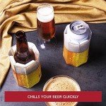 Vacu Vin Active Beer Cooler - Beer & Drinks Cooler Sleeve (0,3-0,5 l) - Rapidly Cools Beverages and Keeps Them Cold for Hours - Ideal for Beer Gifts - Quick Cooling for Endless Enjoyment - 1 Unit