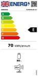Subcold Super85 LED - Under-Counter Fridge | 85L Beer, Wine & Drinks Fridge | LED Light + Lock and Key | Energy Efficient (Silver, 85L)