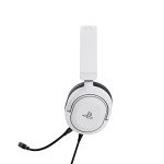 Trust Gaming GXT 498W Forta [Officially Licensed for PlayStation 5] Sustainable Gaming Headset for PS5 / PS4, 1.2m Cable, 50mm Drivers, Detachable Microphone, Wired Over-Ear Headphones - White