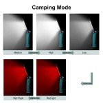 klarus WL1 Inspection Lamp Rechargeable, Multiple Uses Work Light, 550 Lumens Inspection Light with Magnetic Base & Hook, 180°Rotate Foldable Inspection Torch for Car Repair Indoor Outdoor Uses