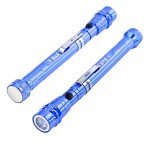 S&R Mini Flexible Magnetic Flashlight with 3 LEDs, 175-582mm Extendable – Magnetic Pick-Up Head Tool for DIY, Car Repair, Camping