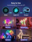 Lepro N1 AI Smart Neon Light Strip 6M, Voice & App Control, AI Generated Lighting LLM, Dotless LED Strip Work with Alexa & Google Home, Music Sync Gaming Lights, IP65 Waterproof, DIY Multiple Colors