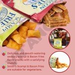 Pub Snacks Box: 4 Pk Smith's Scampi & Bacon Fries (2 each), 3 Pk Nobby's Nuts with Classic Salted, Dry Roasted & Sweet Chilli Peanuts, and Fruit Adventure Mint Sold By VR Angel