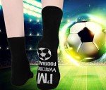 Himozoo 'Do Not Disturb I'm Watching Football or Rugby' Socks Novelty Funny Socks for Men Women Rugby Football Lovers Gifts…