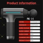 Mens Gifts for Christmas- Gifts for Dad Massage Gun Deep Tissue - Portable Handheld Muscle Massager,Super Quiet Percussion Massager Gifts for Men