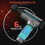 Mens Gifts for Christmas- Gifts for Dad Massage Gun Deep Tissue - Portable Handheld Muscle Massager,Super Quiet Percussion Massager Gifts for Men