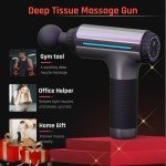 Mens Gifts for Christmas- Gifts for Dad Massage Gun Deep Tissue - Portable Handheld Muscle Massager,Super Quiet Percussion Massager Gifts for Men