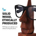 Gift Packaged GLASSES HOLDER | SPECTACLE STAND | Gift for any occasion | Home or office accessory | Hand finished quality ETHICALLY SOURCED solid wood