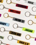 Custom Licence Plate Keychain, Personalised Number Plate Keychain, Mini Number Plate Key Ring, Name Plate Keychain, Custom Car Plate Keyring, New Car, Just passed