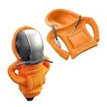 YEJAHY Gear Knob Hoodie, Gear Knob Cover, Gear Shift Hoodie Cover, Funny Hoodies Gear Lever Decoration, for Car, Decorative (Orange)
