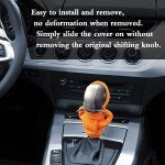 YEJAHY Gear Knob Hoodie, Gear Knob Cover, Gear Shift Hoodie Cover, Funny Hoodies Gear Lever Decoration, for Car, Decorative (Orange)