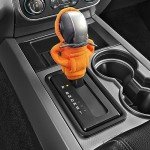 YEJAHY Gear Knob Hoodie, Gear Knob Cover, Gear Shift Hoodie Cover, Funny Hoodies Gear Lever Decoration, for Car, Decorative (Orange)