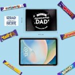 Best Dad Chocolate Gift Hamper - Chocolate Lover Gift Box Hamper - 8 Chocolate Bars - Dad Gift - Dad Thank You Gift - Gifts For Dad - Ultimate Chocolate Gift Box - Dad Birthday Gifts