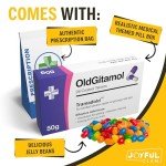 Joke Pill Box With Sweets - Funny Gifts for Men, 30th 40th 50th 60th 70th Birthday Gifts for Him - Xmas Birthday Gifts for Boyfriend - Birthday Gift Hamper for Her - Christmas Secret Santa Present
