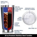 NEWELEVEN Christmas Gifts from Daughter, Son, Kids, Wife - Birthday Gifts for New Dad, Husband, Men - Best Present Idea for Father, Husband, Bonus Dad from Daughter, Son, Wife - 20 Oz Tumbler
