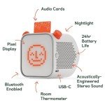 Yoto Player (3rd Gen.) + Sleepy Songs Bundle – Kids Bluetooth Audio Speaker, All-in-1 Screen-Free Device Plays Stories Music Podcasts Radio White Noise Thermometer Nightlight Ok-to-Wake Alarm Clock