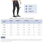 BROKIG Mens Lightweight Tracksuit Bottoms Elastic Sports Trousers Gym Running Joggers(Black,Medium)