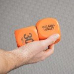 Phoenix Fitness Exercise Dice - Workout Dice Game for Cardio, HIIT and Exercise Classes - Full Body Training Routine for Home & Gym - Orange