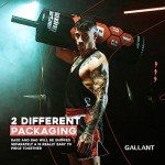 Gallant 5.5ft Free Standing Punch Bag-Heavy Duty Pedestal Stand Boxing Bag for Kickboxing Martial Arts MMA Dummy Muay Thai Home Gym Training Equipment for Men and Women