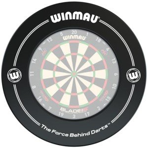 WINMAU Black Printed Dartboard Surround