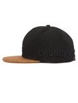 Tokyo Laundry Men's Myshkin Flat Peak Snapback Baseball Cap - Black - One Size
