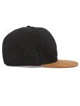 Tokyo Laundry Men's Myshkin Flat Peak Snapback Baseball Cap - Black - One Size