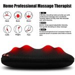 Back Massager Neck Massage Pillow with Heat - Shiatsu Back Massager Present, Gifts for Women/Men/Mom/Dad - Deep Kneading Massage for Neck, Back, Shoulder, Waist, Leg, Feet and Muscle