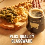 Serious Pig + Brewdog 'Big Night In' | Gift Hamper | Craft Beer And Snacks With Glassware and Tasting Notes | (18 Pack)