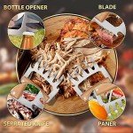 BBQ Christmas Gifts for Men Women - Stocking Fillers Secret Santa Gifts for Men Women Him Dad Boyfriends Bear Meat Claws BBQ tools Accessories Chicken Shredder Pulled Pork Cooking Gifts Kitchen Gadget