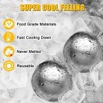 Whiskey Gift Sets for Men, Whiskey Stones and Glass Gift Set with 2 Whiskey Glasses, 2 XL Stainless Steel Whisky Balls, Tongs, Gifts for Men on Birthday/Christmas/Father's Day/Wedding/Anniversary