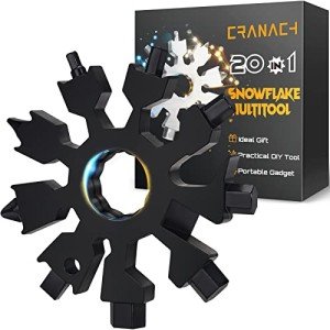 Mens Gifts for Christmas Dad Presents - Snowflake Multi Tools DIY Gifts for Men Gadgets 2023 Mens Xmas Small Gifts for Advent Calendar Secret Santa Gifts Christmas Stocking Fillers for Men Him Husband