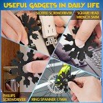 Mens Gifts for Christmas Dad Presents - Snowflake Multi Tools DIY Gifts for Men Gadgets 2023 Mens Xmas Small Gifts for Advent Calendar Secret Santa Gifts Christmas Stocking Fillers for Men Him Husband