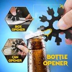 Mens Gifts for Christmas Dad Presents - Snowflake Multi Tools DIY Gifts for Men Gadgets 2023 Mens Xmas Small Gifts for Advent Calendar Secret Santa Gifts Christmas Stocking Fillers for Men Him Husband