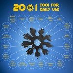 Mens Gifts for Christmas Dad Presents - Snowflake Multi Tools DIY Gifts for Men Gadgets 2023 Mens Xmas Small Gifts for Advent Calendar Secret Santa Gifts Christmas Stocking Fillers for Men Him Husband