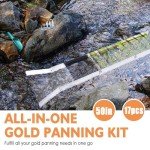 50" Gold Panning Kit for Adventurous Men