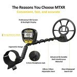 Professional Metal Detector for Men - Waterproof, Accurate