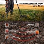 Professional Metal Detector for Men - Waterproof, Accurate