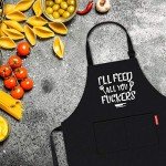 Funny BBQ Apron for Men - Perfect Gift Idea