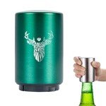 Magnetic Push Down Beer Bottle Opener for Men