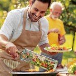 Nesting Grill Baskets with Removable Wooden Handle