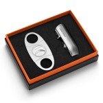 Cigar Cutter and Lighter Set for Men