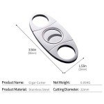 Cigar Cutter and Lighter Set for Men